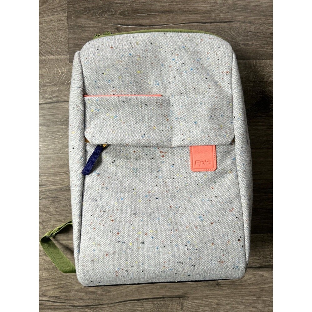 Epic Laptop Case Backpack Multi- Pocket Colorful Zippered OPEN BOX
